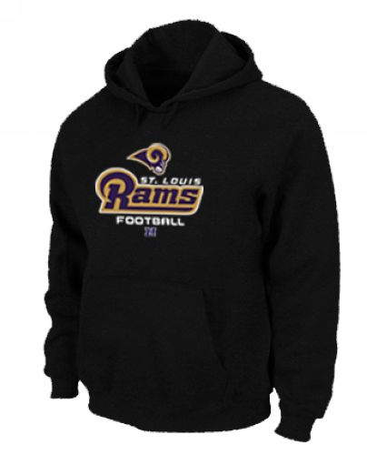 NFL Men's Nike Los Angeles Rams Critical Victory Pullover Hoodie - Black